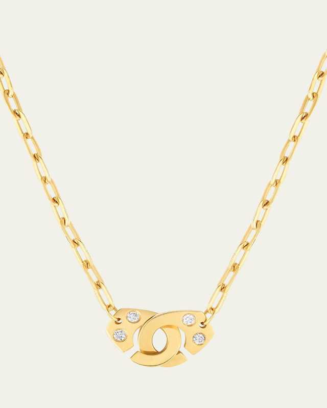Extra Large Partners in Crime 18k Gold Necklace w/ Diamonds